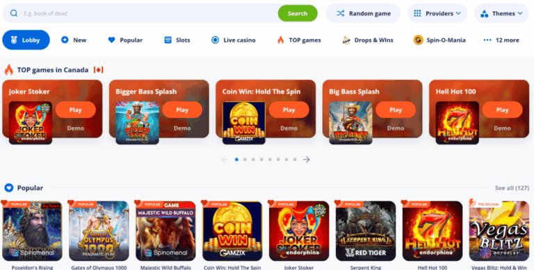 Vulkan vegas casino review à Canada